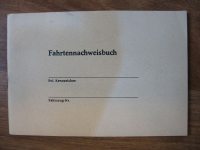 Fahrtenbuch, Fahrtennachweisbuch, Bordbuch, DDR, unbenutzt, #2