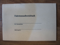 Fahrtenbuch, Fahrtennachweisbuch, Bordbuch, DDR, unbenutzt, #2