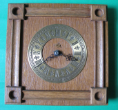 Wanduhr ebg, Elektrobau Greiz, DDR, 70-er Jahre