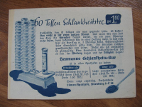 Preview: Heumann Schlankheitstee, Reklame, Prospekt um 1930