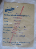 Preview: Bettlaken DDR, Baumwolle angerauht, VEB Planet Wäschekonfektion Eppendorf, #bw7