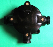 Verteilerdose, Abzweigdose Bakelit, IKA, #122