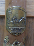 Spazierstock, 6 Stocknägel, Schneekopf, Oberhof, Suhl 1927, Kreuzeckhaus