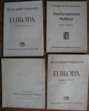 4 Landkarten 30-er Jahre, Europa, Russland, Großostasiatischer Raum
