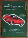 MG, MGF Roadster, Landrover, Range Rover, Discovery, Defender, Mini, Rover 200 - 800, Prospekt von 1997, #224