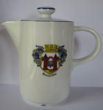 Kännchen, Mokkakanne, Lenzen an der Elbe, Kahla Porzellan, DDR