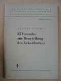25 Versuche zur Beurteilung des Ackerbodens, DDR 1951