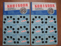 Druckknöpfe KOH-I-NOR, DDR 50-er Jahre, unbenutzt