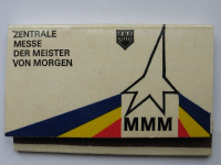 MMM, Messe, FDJ, Streichholzbrief, Streichholzheftchen, DDR