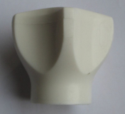 Preview: Handrad für DDR- Wasserhahn, Armatur, Mischbatterie, weiß, #12