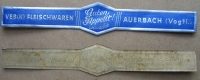 Banderole "Guten Appetit" vom VEB Fleischwaren Auerbach, #7