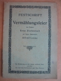Alfred Loose, Erna Zschockelt, 1919, Ablaß, Gallschütz, Mahris