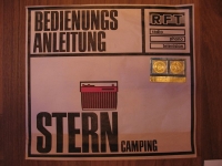 Stern Camping RFT, Anleitung, Stromlaufplan, Kassenbeleg, 1970
