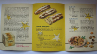 Preview: Sonja MArgarine, Prospekt mit Rezepten, DDR 1959