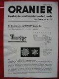 Oranier Gasherde und kombinierte Herde für Kohle und Gas, 1934