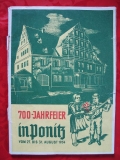 700- Jahrfeier in Ponitz, 1954