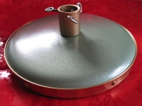 Weihnachtsbaumständer B 320, Lohmüspan, VEB Spanplattenwerk Gotha, um 1980, unbenutzt