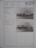 Tatra 613, 1975, KTA Datenblatt