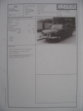 Tatra T2- 603, 1973, KTA Datenblatt DDR