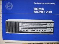 Unterlagen REMA Mono 230, 1971, Wolfram & Co. Stollberg