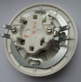 Preview: Wechselschalter, Lichtschalter Bakelit, rund, hell, UP, #281