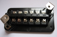 Preview: Abzweigdose Bakelit, Verteiler für Klingelanlage, Telefondose