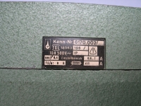 Motorschutzschalter, Schalter, Aluguss, DDR, 0,6 bis 1 Ampere, unbenutzt, #7