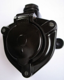 Aufbausteckdose, Bakelit, unbenutzt, dunkel, #300