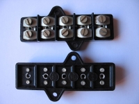 Flachklemmenleiste 5-polig, FERA, 6 - 16 qmm, 500 Volt, unbenutzt
