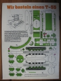 Preview: Bastelbogen T-55 Panzer NVA