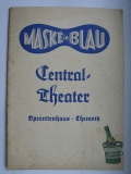 Theaterprogramm Central-Theater, Operettenhaus Chemnitz, 1938/ 1939