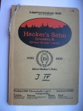 Hecker's Sohn Dresden, Binder und Industriebedarf, 1930