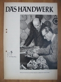 "Das Handwerk", Heft 5/ 1957, Steuer Klein-Paschleben, Uhren-PGH Halle