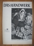 "Das Handwerk", Heft 12/ 1957, Christbaumschmuck Lauscha, PGH Mansfeld