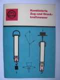 Kombinierte Zug- und Druckkraftmesser, DDR 1967