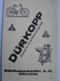 Dürkopp Fahrräder, Nähmaschinen, Dürkoppwerke Bielefeld, #1927/1