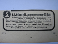 J.C. Schmidt Erfurt, Blumenschmidt, #1927/1