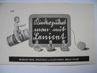 Lenicet Kinderpuder, Dr. Rudolf Reiss Rheumasan- und Lenicet- Fabrik Berlin, #1930/1