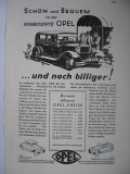 Opel Cabriolet, Lieferwagen, Zweisitzer, Viersitzer, #1930/1