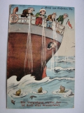 Gruß aus Saßnitz Rügen, Ein Vergnügen eigner Art ist doch eine Wasserfahrt, um 1915
