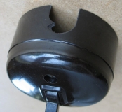 Preview: Ausschalter, Bakelit, rund, AP, dunkel, #116*