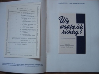 Sunlicht AG Berlin, Waschvorschriften für Textilwaren, Katalog 30-er Jahre