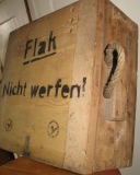 Holzkiste FLAK, Nicht werfen! Waffen- SS, Wehrmacht