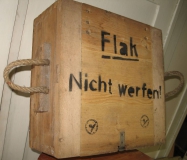 Holzkiste FLAK, Nicht werfen! Waffen- SS, Wehrmacht