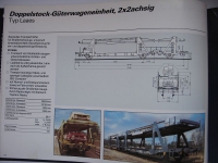 Preview: Güterwagen, Prospekt VEB Schienenfahrzeugbau, Waggonbau Niesky, 1988