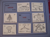 Bilder- Lese- Lotto, Leseübungsspiel, Barth/ Feistel Greiz, um 1950