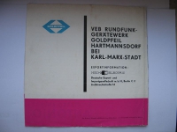 HF Stereo-Anlage ANTONIO, VEB Rundfunkgerätewerk Goldpfeil Hartmannsdorf, DDR 1964