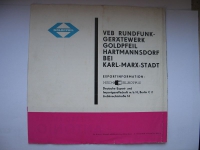 Preview: HF Stereo-Anlage ANTONIO, VEB Rundfunkgerätewerk Goldpfeil Hartmannsdorf, DDR 1964