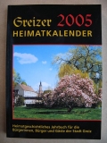 Greizer Heimatkalender 2005, Kalender Greiz