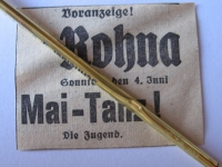 Maitanz Rohna, Inserat, # 1939/2